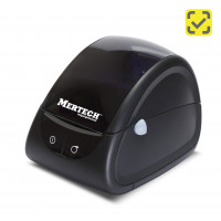 Термопринтер самоклеящихся этикеток MERTECH LP58 EVA RS232-USB Black