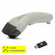 Беспроводной сканер штрих-кода MERTECH CL-610 BLE Dongle P2D USB White в Саратове
