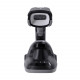 Беспроводной сканер штрих-кода MERTECH CL-2410 BLE Dongle P2D USB black + зарядно-коммуникационная подставка (Cradle) в Саратове